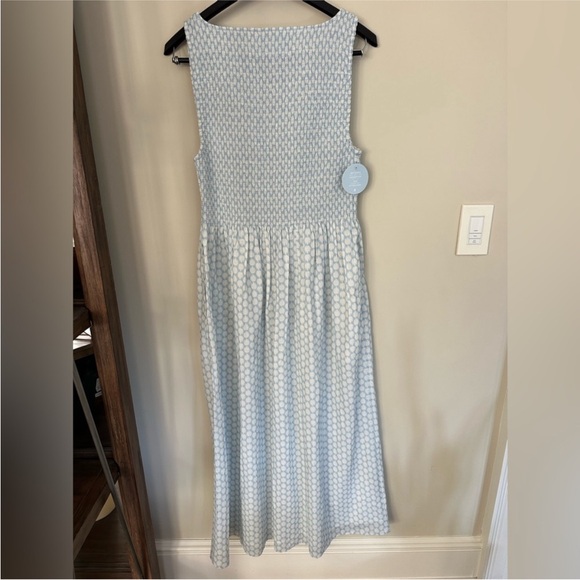 Hill House Cosima Nap Dress - Powder Blue Baroque Shell. XS. NWT. - Picture 5 of 6